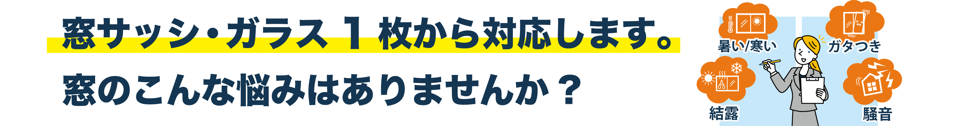 室内ドア一箇所から対応