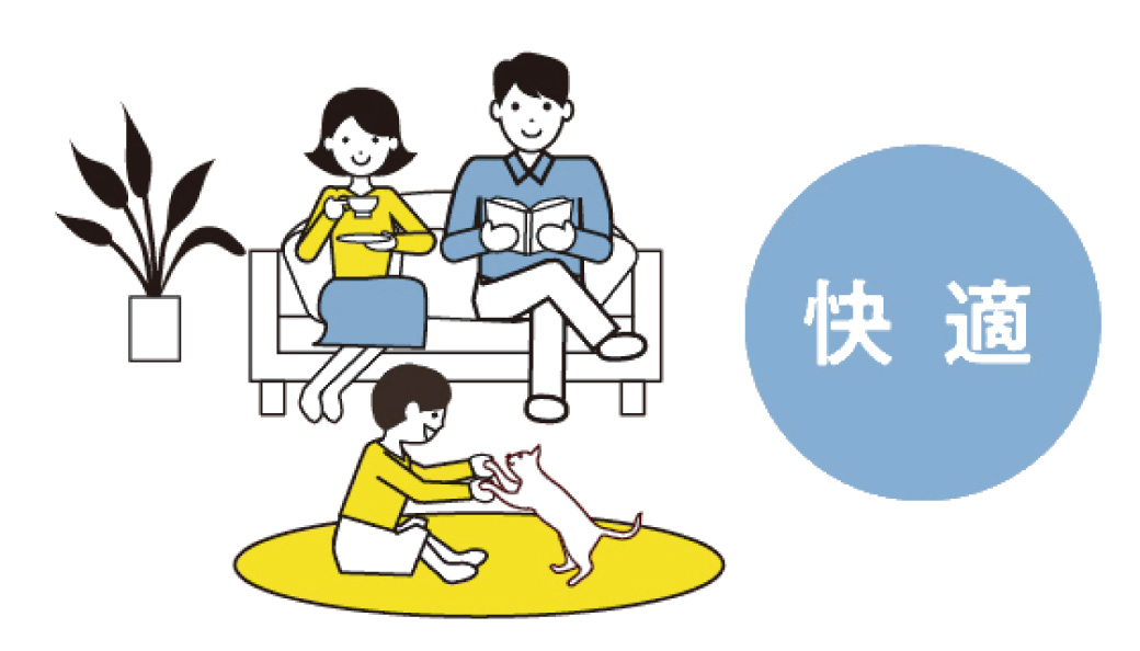 快適